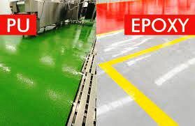 Difference between PU flooring and Epoxy Flooring