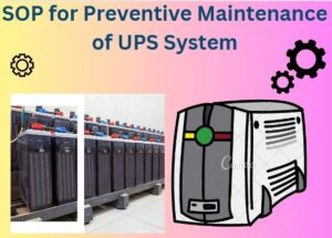 Preventive Maintenance of UPS System