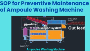 SOP for Preventive Maintenance of Ampoule Washing Machine EN-46