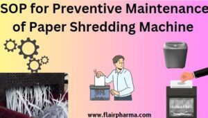 Preventive Maintenance of Paper Shredding Machine