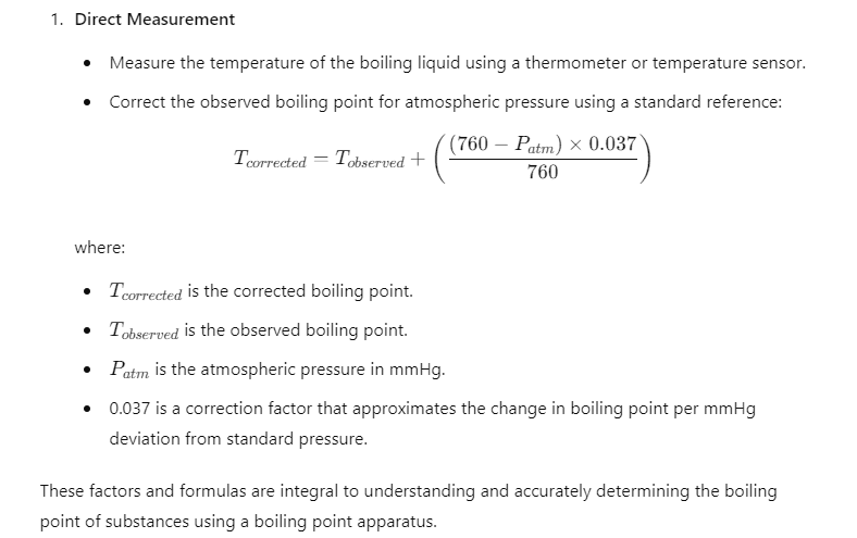 Boiling Point Apparatus Calculations 1