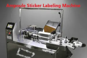 Ampoule labeling machine