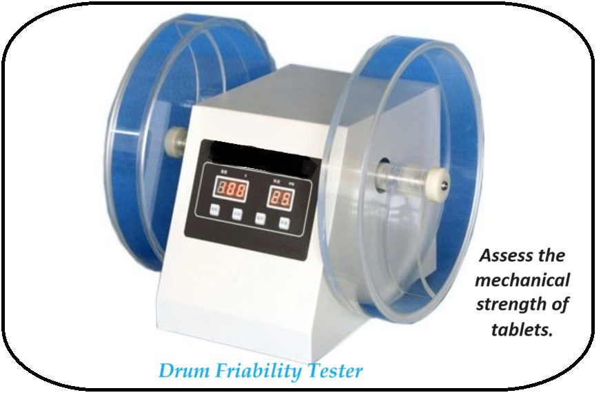 Friability Tester Uses In Laboratory » Flair Pharma The Knowledge Kit.