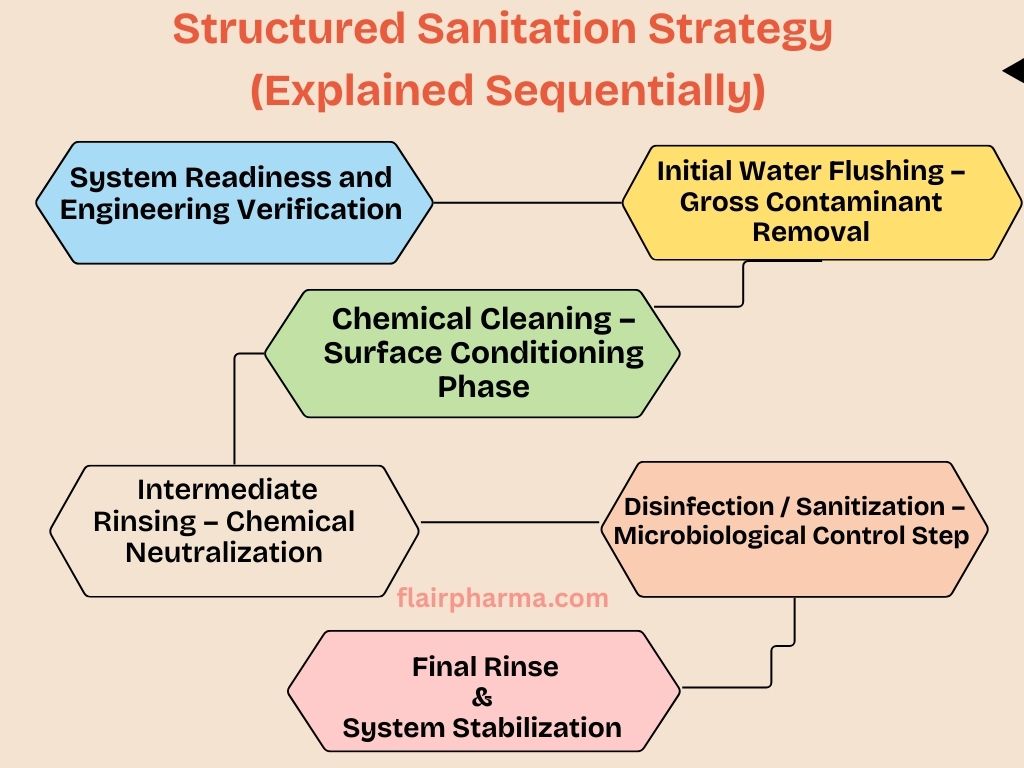 Structured Sanitation Strategy Explained Sequentially