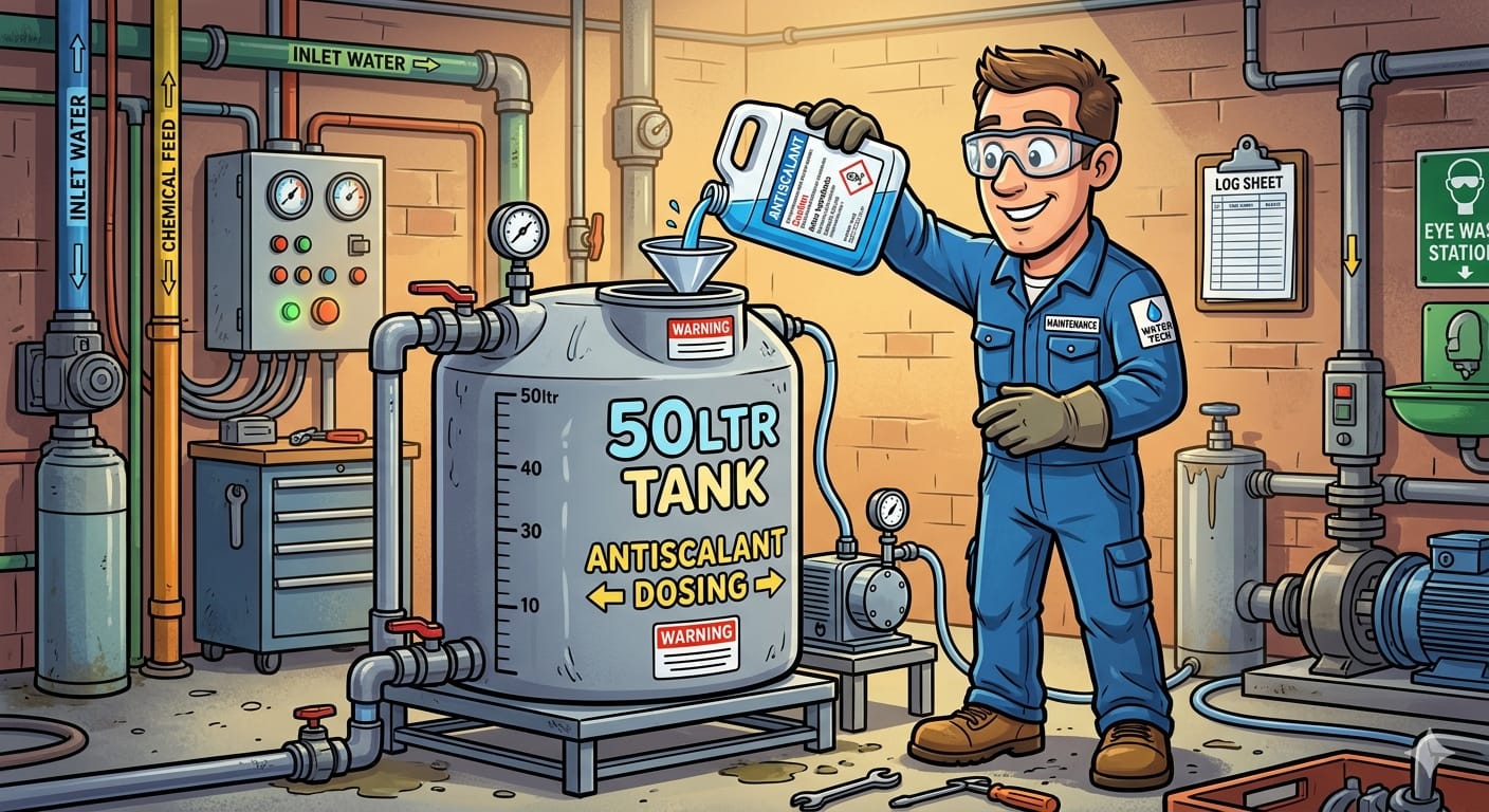 Chemical preparation in Pharmaceutical Water System